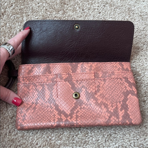 Fossil Leather Snakeskin Wrislet - Picture 3 of 9
